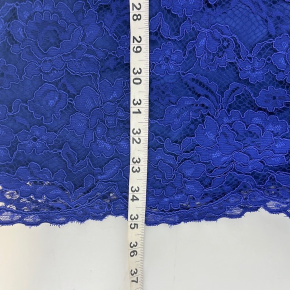 REVIEW Blue Lace Fit & Flare Dress - Picture 11 of 11